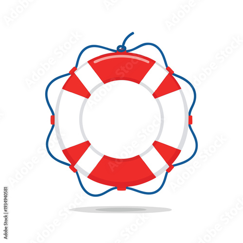 Rescue Ring on White Background