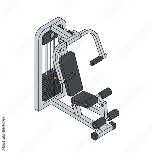 Gym Machine for Strength Training and Fitness Exercises.