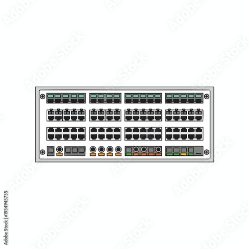 Network Switch Device with Multiple Ports