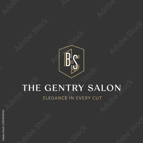 Gentry Salon Logo Elegance in Design.