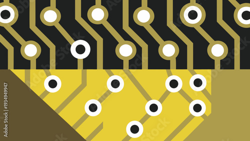 Detailed printed circuit board traces show electronic connection pathways clearly.