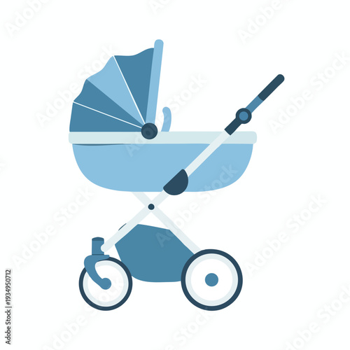Baby Stroller Illustration