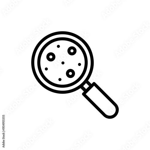 Germs Under Magnifying Glass