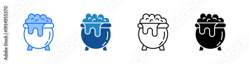 Cauldron Multiple Style Icon Set 