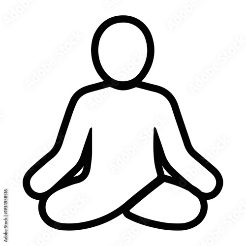 A simple, minimalist outline icon of a bowl of porridge with a spoon, representing breakfast or a healthy meal