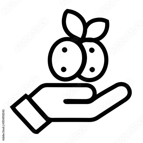 Hand holding fresh olives, symbolizing healthy organic food and natural produce