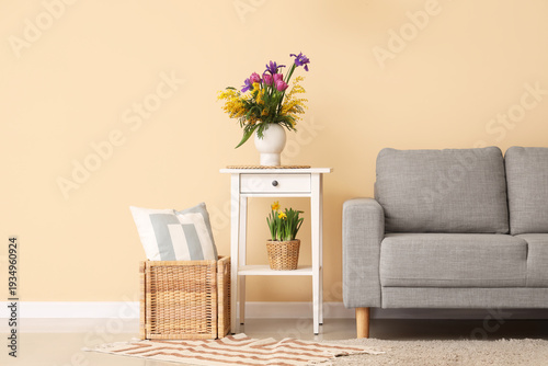 Interior of living room wit...