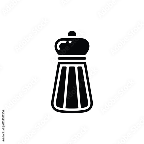 Black pepper mill kitchen spice seasoning