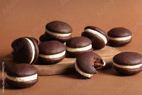 Homemade chocolate whoopie ...