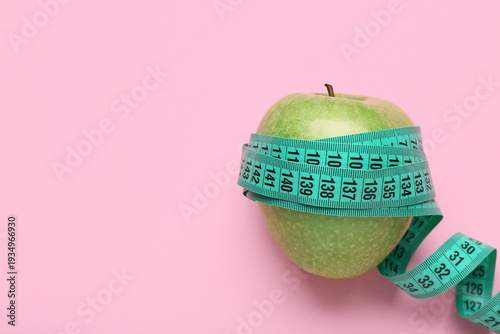 Fresh apple with turquoise ...