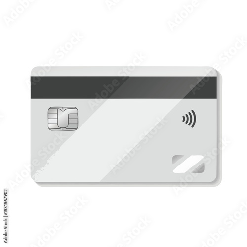 Close up of a Payment Card with Contactless Technology for Secure Transactions