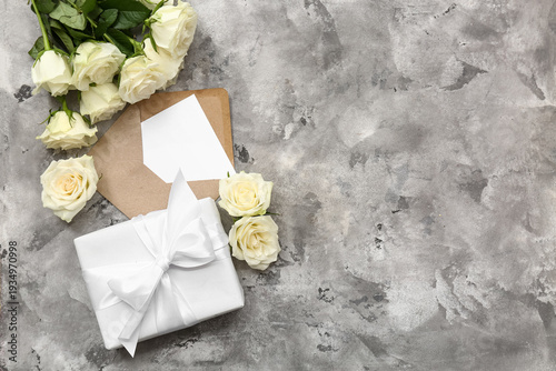 Composition with gift box, ...