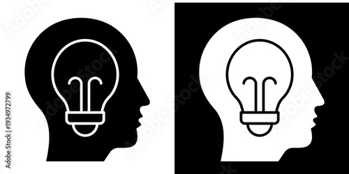 Wisdom In Monochrome Glyph