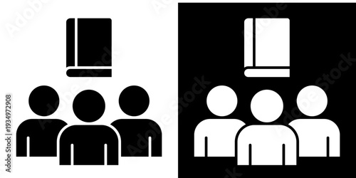 Community In Monochrome Glyph