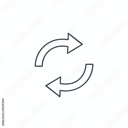 Free Download Simple Black Arrows Indicating Circular Motion - GFXLoad
