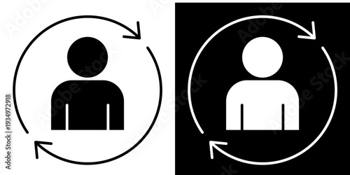 Retention In Monochrome Glyph