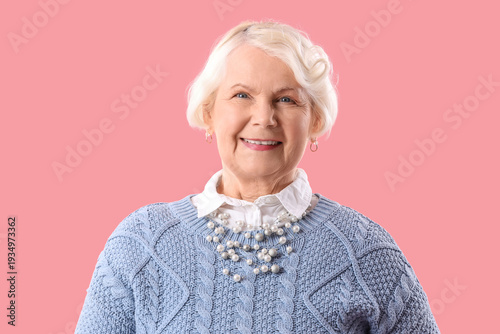 Beautiful senior woman in s...