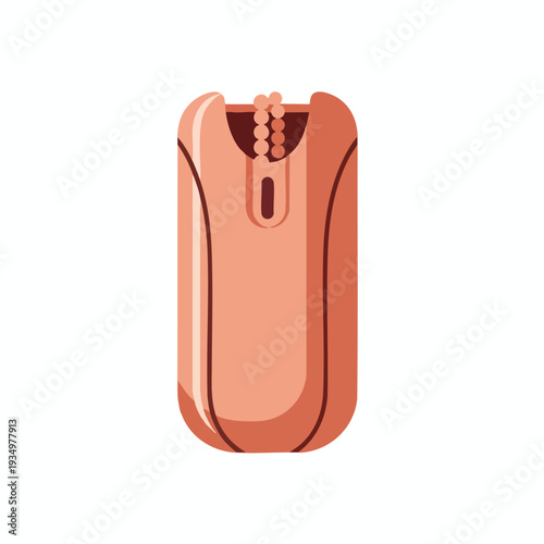 Wireless Computer Mouse Illustration