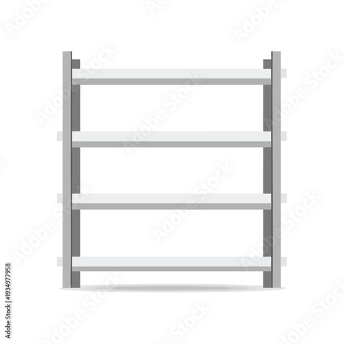 Modern White Towel Rack with Multiple Bars