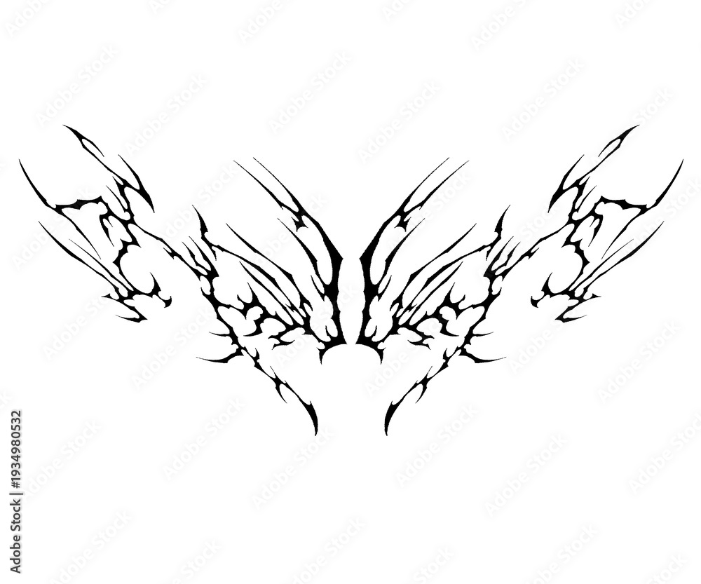 Fototapeta premium neotribal shape