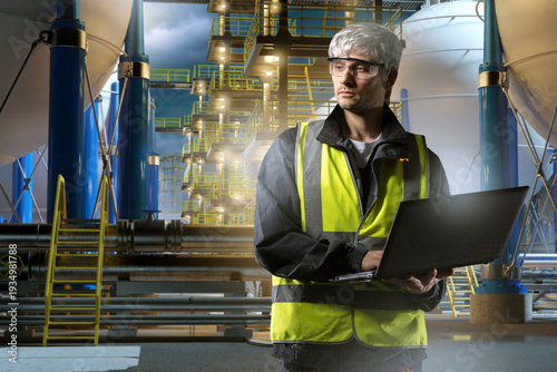 Industrial plant operations...