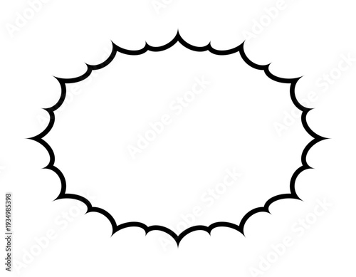 びっくり 驚き 爆弾 吹き出しベクター素材