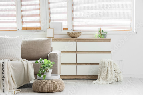 Interior of stylish living ...