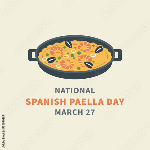 Spanish Paella Celebration Day Festivities