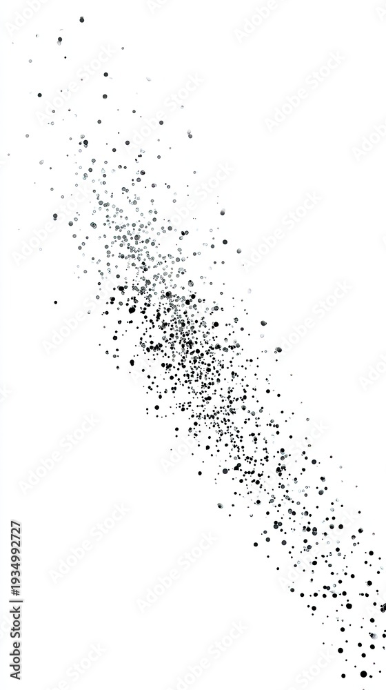 Obraz premium Abstract Dotted Design On White Background