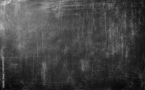 Chalkboard classroom school education. Close up of a black dirty chalkboard. 
