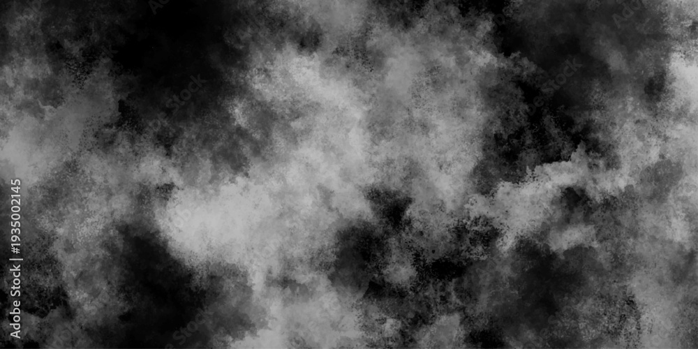 Fototapeta premium abstract cloud and vapor texture background. Black and gray smoke aquarelle smudge illustration abstract gray Fog or smoke color isolated background , Abstract Painted Illustration. Brush stroked