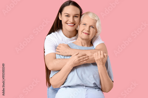 Young woman with her grandm...