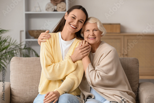 Young woman with her grandm...