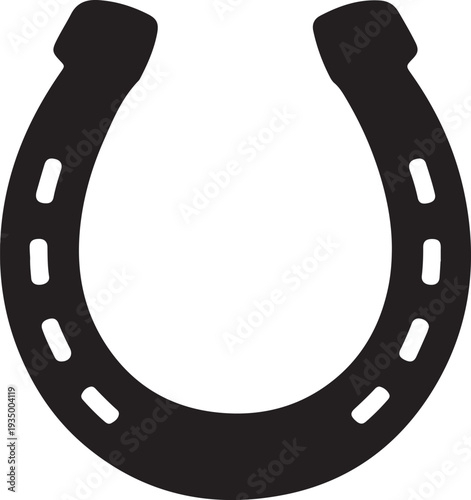 Lucky Horseshoe Symbol Good Fortune Icon,Horseshoe Luck Sign Vintage Good Luck Vector