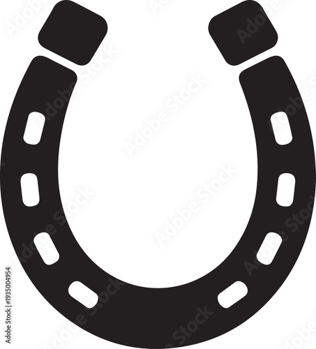 Lucky Horseshoe Symbol Good Fortune Icon,Horseshoe Luck Sign Vintage Good Luck Vector