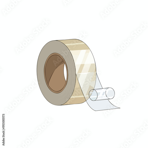Medical Adhesive Tape on White Background for First Aid and Wound Care