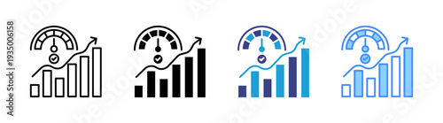 Indicator icon set multiple style collection