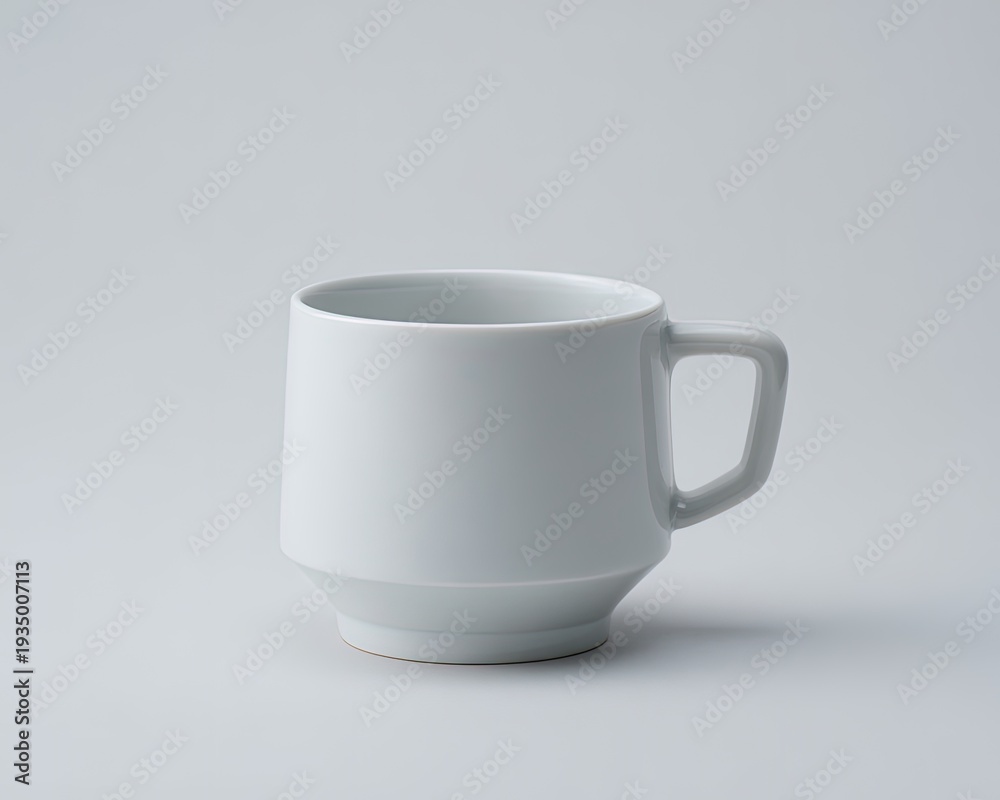 Fototapeta premium Plain White Mug On White Background