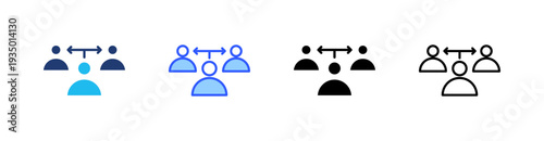 Intervention Multi Style Icon Set Vector 