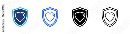 Vitality Multi Style Icon Set Vector 