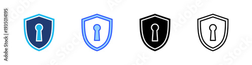 Safety Multi Style Icon Set Vector 