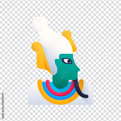 Osiris Egyptian God Afterlife Icon