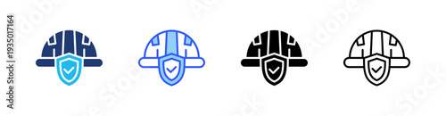 Labor Multi Style Icon Set Vector 