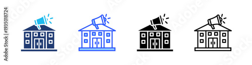 Marketing Assets Multi Style Icon Set Vector 