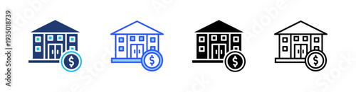 Assets Multi Style Icon Set Vector 