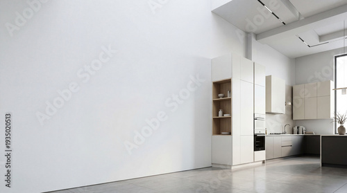 Obraz na płótnie Modern Contemporary kitchen room interior