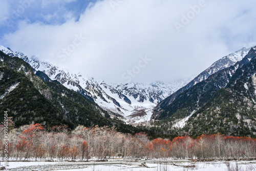 Wallpaper Mural 冬の日本長野県の上高地 Torontodigital.ca