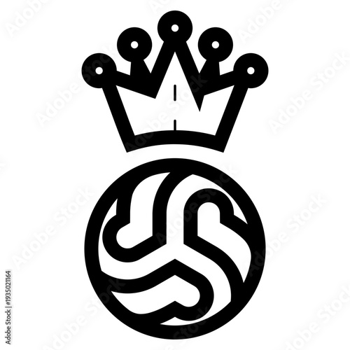 soccer or football winner team icon