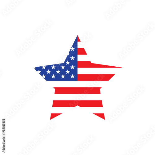 American flag illustration