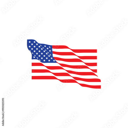 American flag illustration